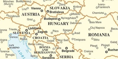 Mapi Slovačke u okruženju